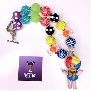 Chunky Bubblegum Necklace: MLP Clown